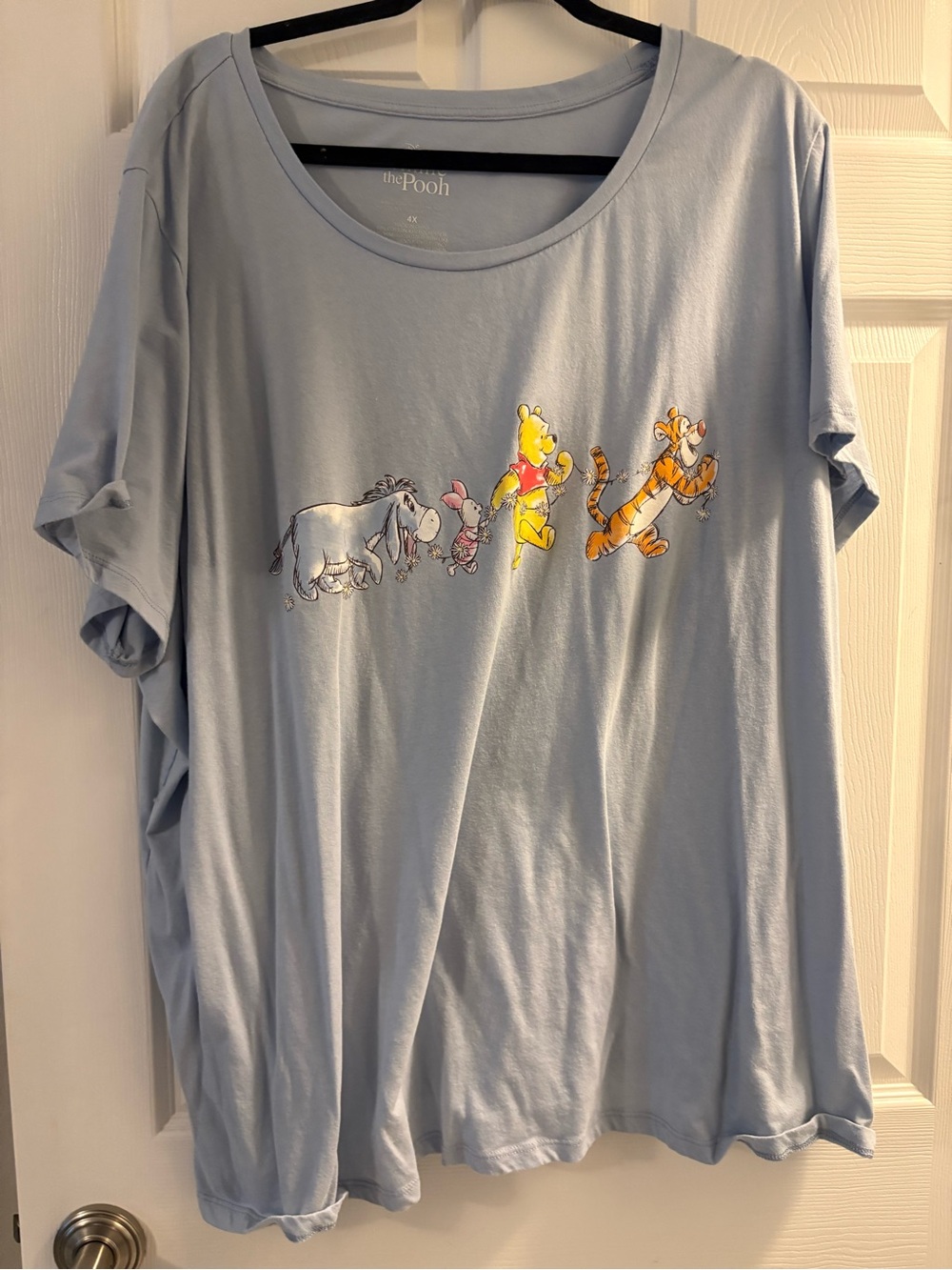 Disney Light Blue Winnie the Pooh Character Tee